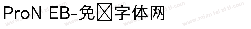 ProN EB字体转换